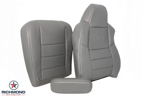 2002-07 Ford Excursion 7.3L Turbo Diesel Driver LEAN BACK Leather Seat Cover Tan 