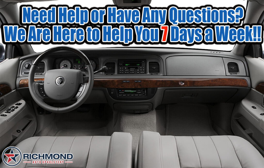 20032005 Mercury Grand Marquis Replacement Leather Seat Cover Driver