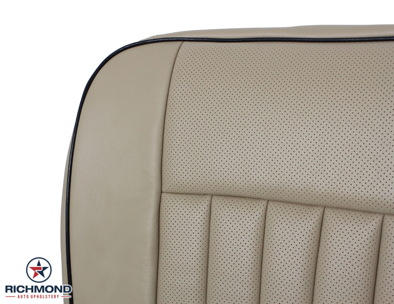 2005-2006 Lincoln Navigator Driver Bottom Perforated Leather Seat Cover Tan 