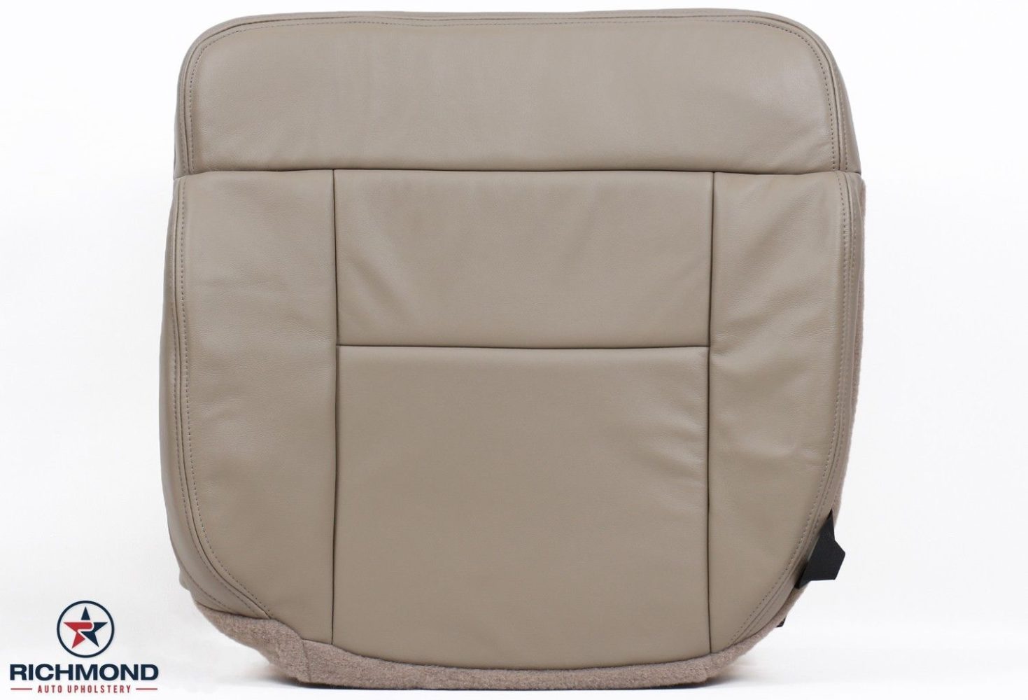 2005-2008 2007 Ford F150 lariat Driver Side Bottom Leather Seat Cover Pebble Tan