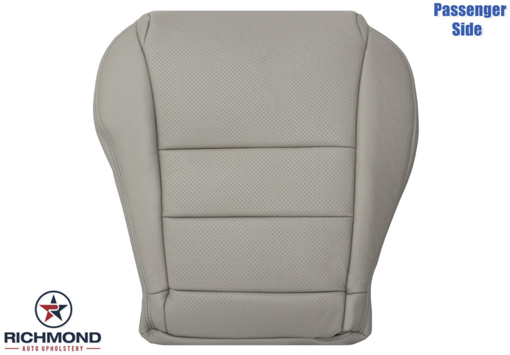 20052006 Acura RSX TypeS Replacement Leather Seat Cover Passenger Side Bottom, Titanium Light