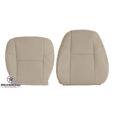2009-2013 Chevy Avalanche LTZ Replacement Leather Seat Covers: Driver Side Complete, Tan Perforated (A/C Cooled Seats)