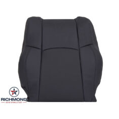 2009-2012 Dodge Ram 1500 Sport Replacement Leather Seat Covers: Driver Side Lean Back, Dark Gray Perforated