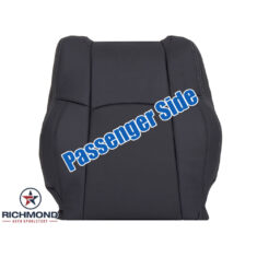 2009-2012 Dodge Ram 1500 Sport Replacement Leather Seat Cover: Passenger Side Lean Back, Dark Gray Perforated