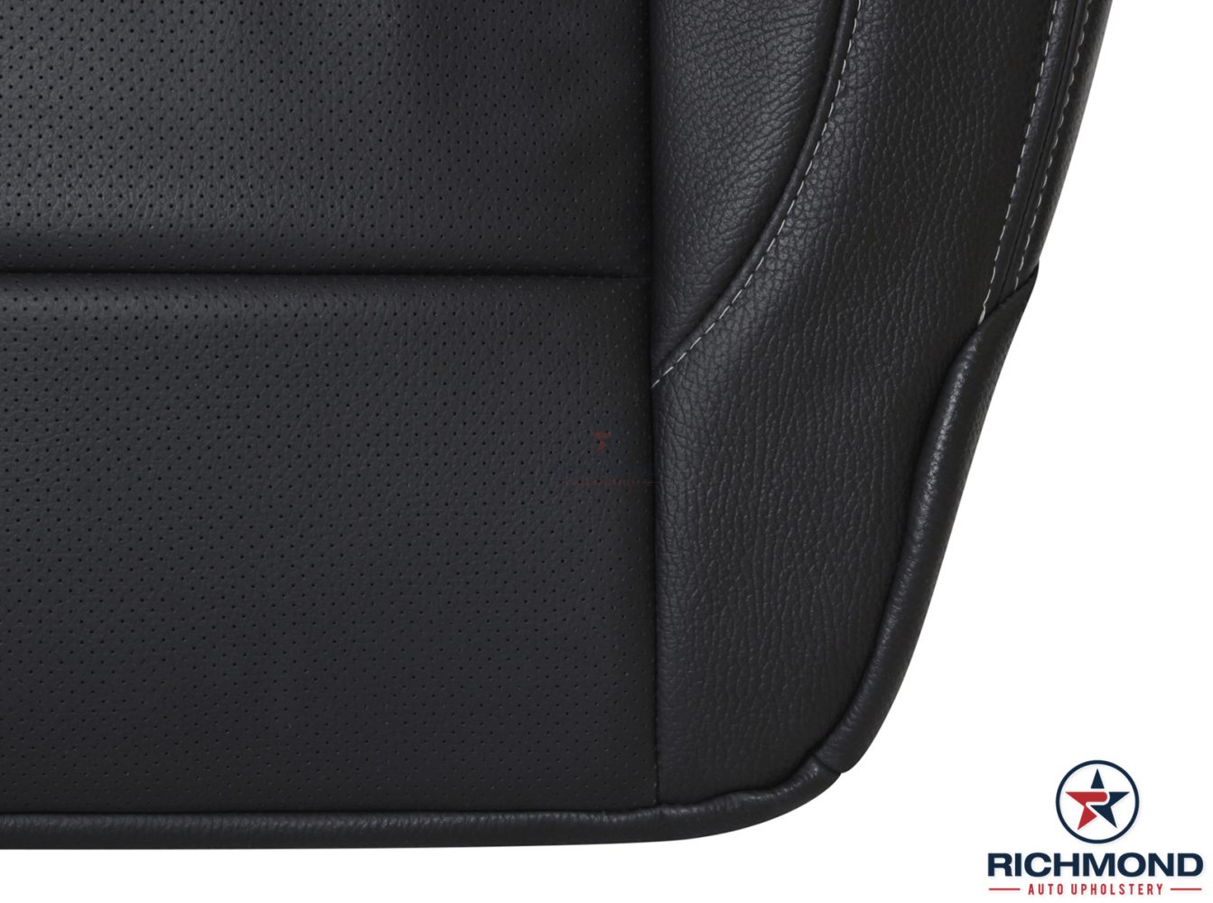 For 2012 to 2015 Mercedes Benz ML350 ML 550 Bottom Perforated Leather Seat Black