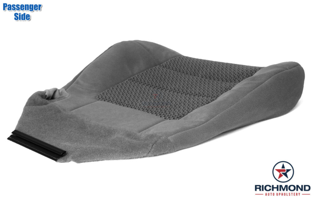20012002 Ford F150 XLT SuperCrewCab Cloth Seat Cover Passenger Bottom, Dark Gray (4FULL