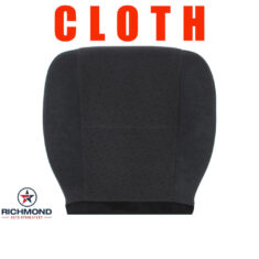 2007-2008 GMC Sierra SLE SLT Z71 Replacement Cloth Seat Cover: Driver Side Bottom, Black