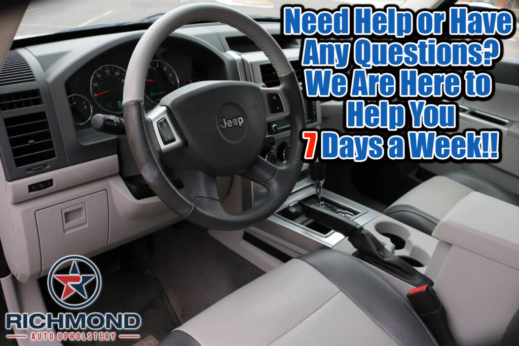 20082012 Jeep Liberty Replacement Leather Seat Cover Driver Side