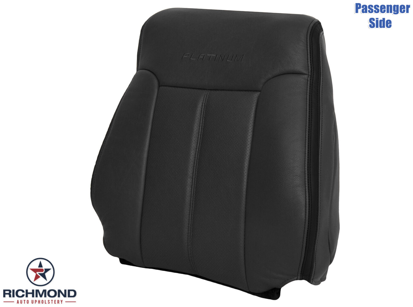 NLQR Passenger Side Bottom Seat Cover Replacement Leather Tan Compatible With Ford F 150 Lariat 2001 2002 2003
