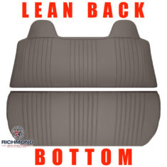 1992-1997 Ford F-250 XL: Replacement Vinyl Bottom & Lean Back Bench Seat Covers, Tan
