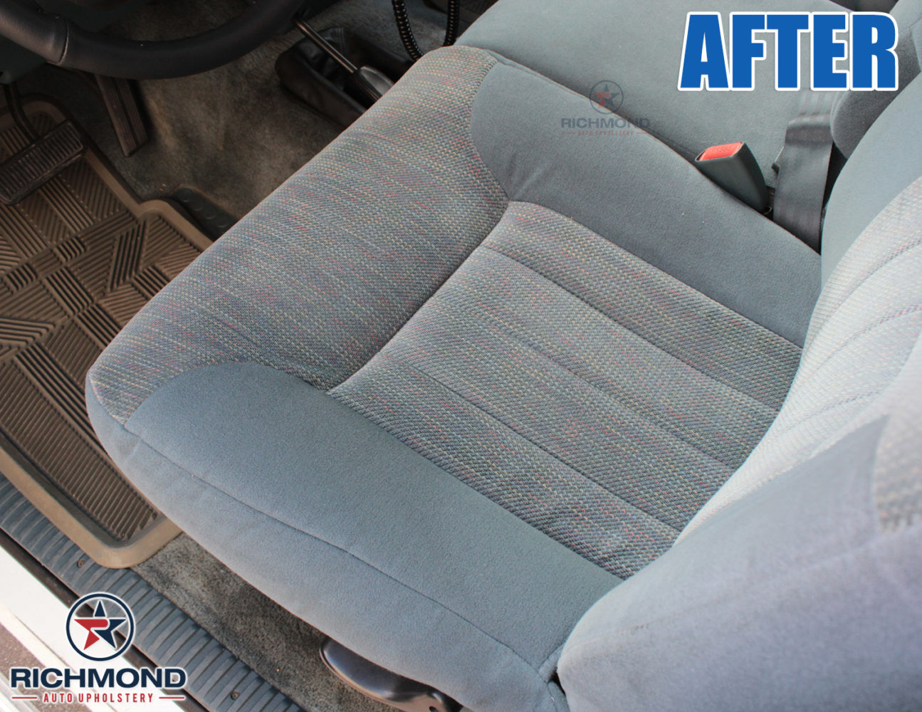 2000 to 2002 Chevy Silverado Driver Bottom Seat Cover & Foam Cushion Neutral tan