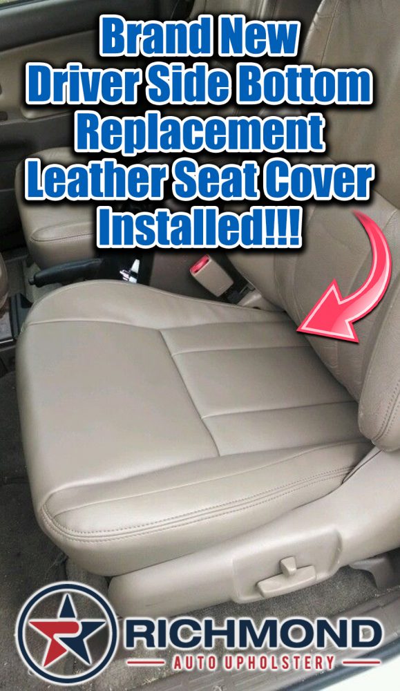 1996 2002 Toyota 4runner Limited Sr5 Trd Leather Seat Cover Passenger Side Complete Tan Richmond Auto Upholstery - 2000 Toyota 4runner Leather Seat Replacement