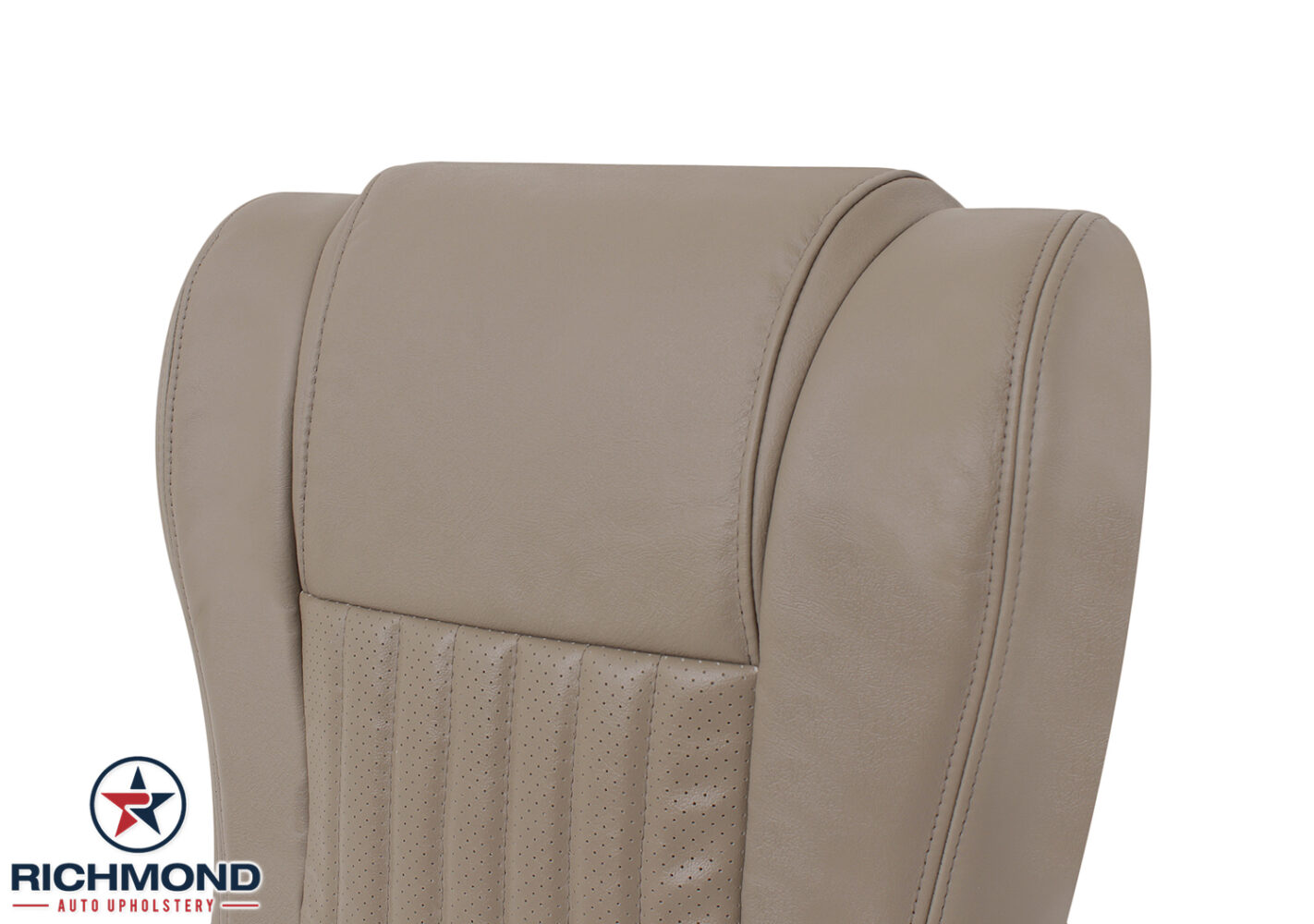 Driver Side Bottom Replacement Perforated Leather Seat Cover Richmond Auto Upholstery 2000 2001 2002 Pontiac Firebird Trans Am Tan 