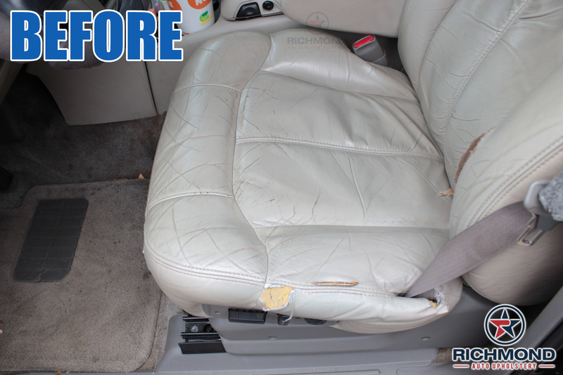 2000 2002 Chevy Tahoe Suburban Ls Lt Z71 Cloth Seat Cover Driver Bottom Tan Richmond Auto Upholstery - 2001 Chevy Tahoe Oem Seat Covers