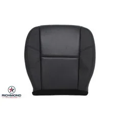 2007-2014 Cadillac Escalade Replacement Leather Seat Cover: Driver Side Bottom, Black
