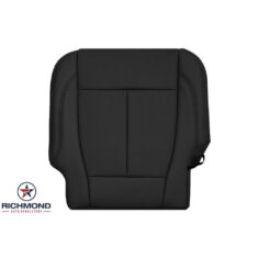 2018-2021 Ford Expedition XLT Replacement Leather Seat Cover: Driver Side Bottom, Black Perforated