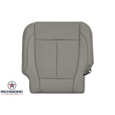 2018-2021 Ford Expedition XLT Replacement Leather Seat Cover: Driver Side Bottom, Gray Perforated