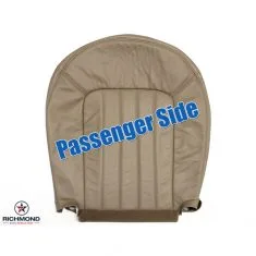 2002-2005 Mercury Mountaineer Replacement Leather Seat Cover: Passenger Side Bottom, Tan Non-Perforated
