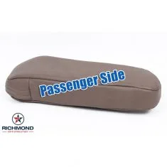 1992-1996 Ford Bronco Eddie Bauer Replacement Leather Armrest Cover: Passenger Armrest, Tan