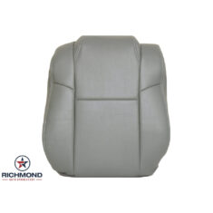 2003-2005 Honda Pilot Replacement Leather Seat Cover: Driver Side Lean Back, Gray Perforated