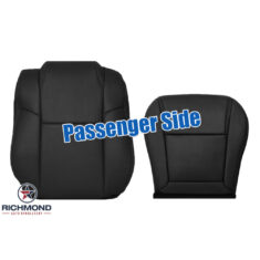 2003-2005 Honda Pilot Replacement Leather Seat Covers: Passenger Side Complete, Black Perforated