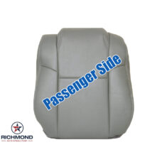 2003-2005 Honda Pilot Replacement Leather Seat Cover: Passenger Side Lean Back, Gray Perforated