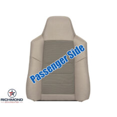 2003-2007 Ford F-250 XLT Crew-Cab Single-Cab Replacement Cloth Seat Cover: Passenger Side Lean Back, Tan