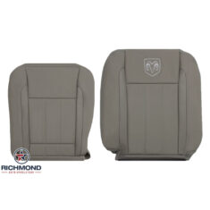 2006-2009 Dodge Ram 2500 Laramie Replacement Leather Seat Covers: Driver Side Complete, Med Khaki Tan