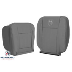 2006-2009 Dodge Ram 2500 Laramie Replacement Leather Seat Covers: Driver Side Complete, Gray