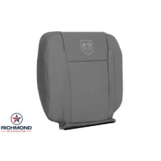 2006-2009 Dodge Ram 2500 Laramie Replacement Leather Seat Cover: Driver Side Lean Back, Gray