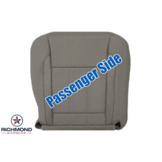 2006-2009 Dodge Ram 2500 Laramie Replacement Leather Seat Cover: Passenger Side Bottom, Med Khaki Tan