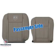 2006-2009 Dodge Ram 2500 Laramie Replacement Leather Seat Covers: Passenger Side Complete, Med Khaki Tan