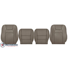 2006-2008 Honda Ridgeline Replacement Leather Seat Covers: Driver & Passenger Complete, Tan Perforated