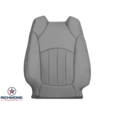 2009-2012 GMC Acadia SLT2 Replacement Leather Seat Cover: Driver Side Lean Back, Gray Perforated