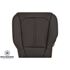 2017 Ford F-250 King Ranch Replacement Perforated Leather Seat Cover: Driver Side Bottom, Brown