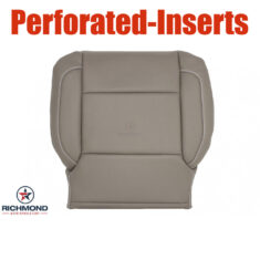 2015-2020 Chevy Tahoe & Suburban LTZ Premier Replacement Leather Seat Cover: Driver Side Bottom, Tan Perforated