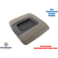 2015-2020 Chevy Tahoe & Suburban LT LS Z71 Replacement Leather Center Console Lid Cover, Tan 40/20/40