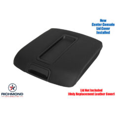 2015-2020 Chevy Tahoe & Suburban LTZ LT LS Premier Z71 Replacement Leather Center Console Lid Cover, Black 50/50