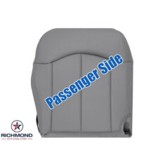 1995-1997 Chevy Blazer LT LS Replacement Leather Seat Cover: Passenger Side Bottom, Gray