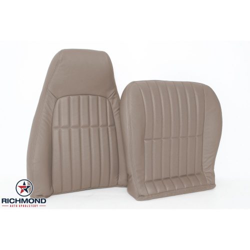 1997 2002 Chevy Camaro Z28 Rs Ss Leather Seat Covers Driver Bottom Lean Back Tan Richmond Auto Upholstery - 1998 Camaro Ss Seat Covers