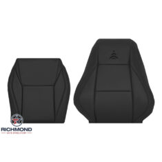1999-2002 Saab 9-3 Viggen Replacement Leather Seat Covers: Driver Side Complete, Black