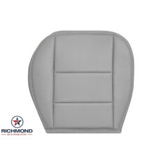 2000-2002 Lincoln LS Replacement Leather Seat Cover: Driver Side Bottom, Gray Non-Perforated