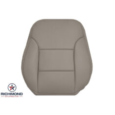 2000-2001 Lincoln LS Replacement Leather Seat Cover: Driver Side Lean Back, Tan Non-Perforated