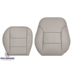 2002 Lincoln LS Replacement Leather Seat Covers: Driver Side Complete, Light Tan Non-Perforated