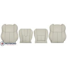 2003-2007 Infiniti G35 Coupe 2-Door Replacement Leather Seat Covers: Driver & Passenger Complete, Tan Perforated