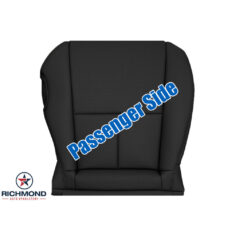 2003-2007 Infiniti G35 Coupe 2-Door Replacement Leather Seat Cover: Passenger Side Bottom, Black Perforated