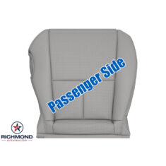 2003-2007 Infiniti G35 Coupe 2-Door Replacement Leather Seat Cover: Passenger Side Bottom, Gray Perforated