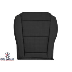 2004-2006 Acura MDX Replacement Leather Seat Cover: Driver Side Bottom, Black Perforated