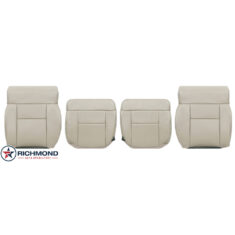 2004 Ford F-150 Lariat Replacement Leather Seat Covers: Driver & Passenger Complete, Tan