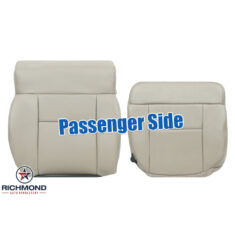 2004 Ford F-150 Lariat Replacement Leather Seat Covers: Passenger Side Complete, Tan
